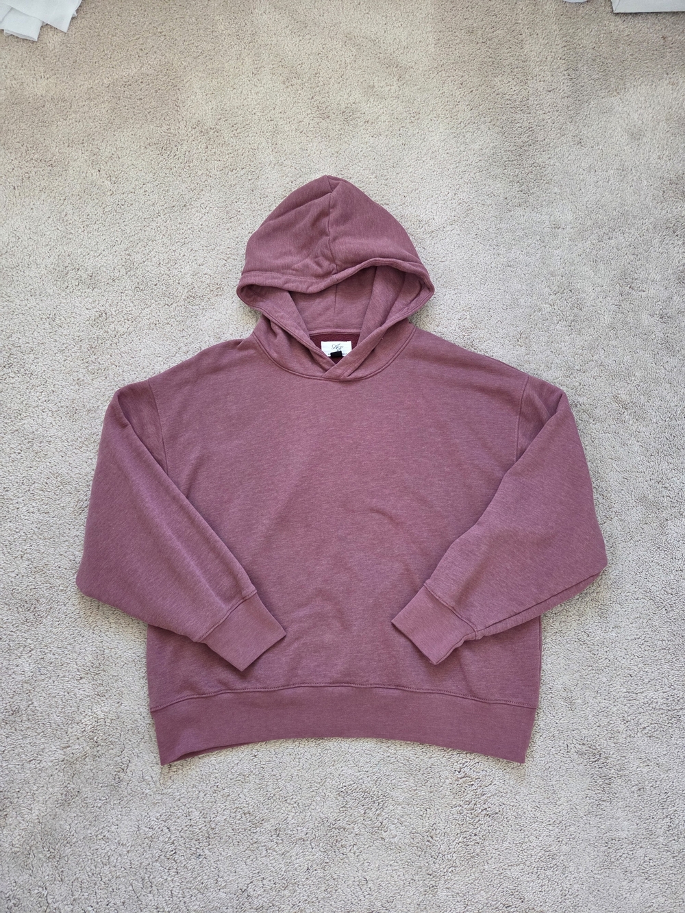 American Eagle Outfitters Mauve Red Pullover Hoodie